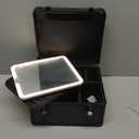 Travel Makeup Case with Lighted LED Mirror  Waterproof Cosmetic Organizer with Adjustable Dividers, Portable Makeup Train Case for Women, Black