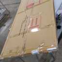 Koonmi Full Length Mirror, 71"x30" Mirror Full Length with Stand, Gold Domed Top Square-Edged Floor Mirror with Aluminum Alloy Frame for Bedroom Living Room