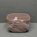 rejomiik 2 Pack Plastic Shower Caddy Basket, Portable Organizer Storage Tote with Handles Toiletry Bag Bin Box for Bathroom, College Dorm Room Essentials, Kitchen, Camp, Gym - Pink