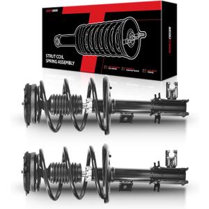 Torchbeam Front Complete Struts Shocks Assembly w/Coil Spring Replacement for 2013 Altima Sedan V6 3.5L/L4 2.5L,Nissan Altima 2014 2015 2016 2017 2018,172901/172902 2PCS Amortiguadores Delanteros