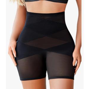 Avidlove Shapewear for Women Tummy Control Body Shaper Shorts High Waist Thigh Slimmer Panties Black 2XL