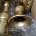 Gold Candlestick Holder Bulk Set of 12, Vintage Taper Candle Sticks Holder, Tall Mismatch Antique Brass Candle Holders for Table Centerpiece, Wedding, Birthday Party, Anniversary Decor