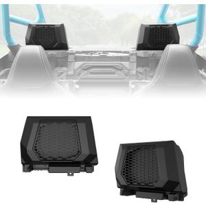 Sport 6.5" Speaker Enclosures for Polaris RZR PRO XP/R/S 2025 2026+ | Rear Seat 6.5 inch Speaker Pods Holders with Mount Brackets for Polaris RZR PRO XP / PRO R/S 2025-2026 Accessories (2PCS)