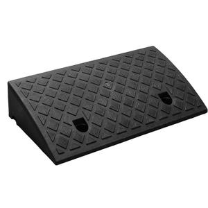 Curb Ramp Portable Lightweight Heavy Duty Plastic Threshold Ramp for Driveway, Loading Dock, Sidewalk, Car, Scooter, Bike, Motorcycle (4.25" 1PCS)