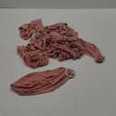Peomeise 25pcs Dusty Pink Spandex Chair Sashes with Buckle Slider for Wedding, Party Decoration