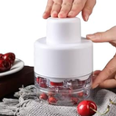 Multi Cherry Pitter Tool, Cherry Stone Remover for Multiple Cherries, Remove 7 Stones One Time, Fruit Pit Stoner for Kitchen Cherry Jam, Quick-Release Multi-Cherry & Olive Pitter (Red)