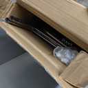 Kiseely Over The Washer and Dryer Storage Shelf, 3 Tier Laundry Room Metal Drying Rack with Towels Hangers, Space Saver Organizer for Hanging Clothes and Towels (Stainless Steel FA1)