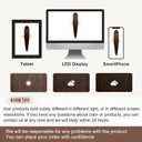 Flufymooz Ponytail extension, 36 Inch Long Straight Drawstring Ponytail Synthetic Hairpieces Fake Pony Tails Natural Soft Clip in Hair Extension Pony Tail for Women (Medium Brown)