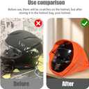 2 x Helmet Bags, Motorcycle Bag, Large Capacity Helmet Backpack with Drawstring, Folding Backpack for Riding Bicycle Sport