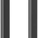 36 Inch Push Pull Door Handle, Double Sided Long Barn Door Pull Handle, Heavy Duty 304 Stainless Steel Commercial Door Handle for Wooden Glass Metal Home Office Doors (Square Rectangle Bar)
