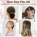 Gingbiss 18 Pcs Hair Clips for Women Girls, Black White Checker Cute Hair Barrettes with Storage Box, No Bend Korean Styling Minimalist Hair Accessories, Gift for Women Girls