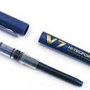 Pilot V7 Hi-Tecpoint Cartridge System Rollerball Pen Medium Point - (Blue 3 & Black 3)