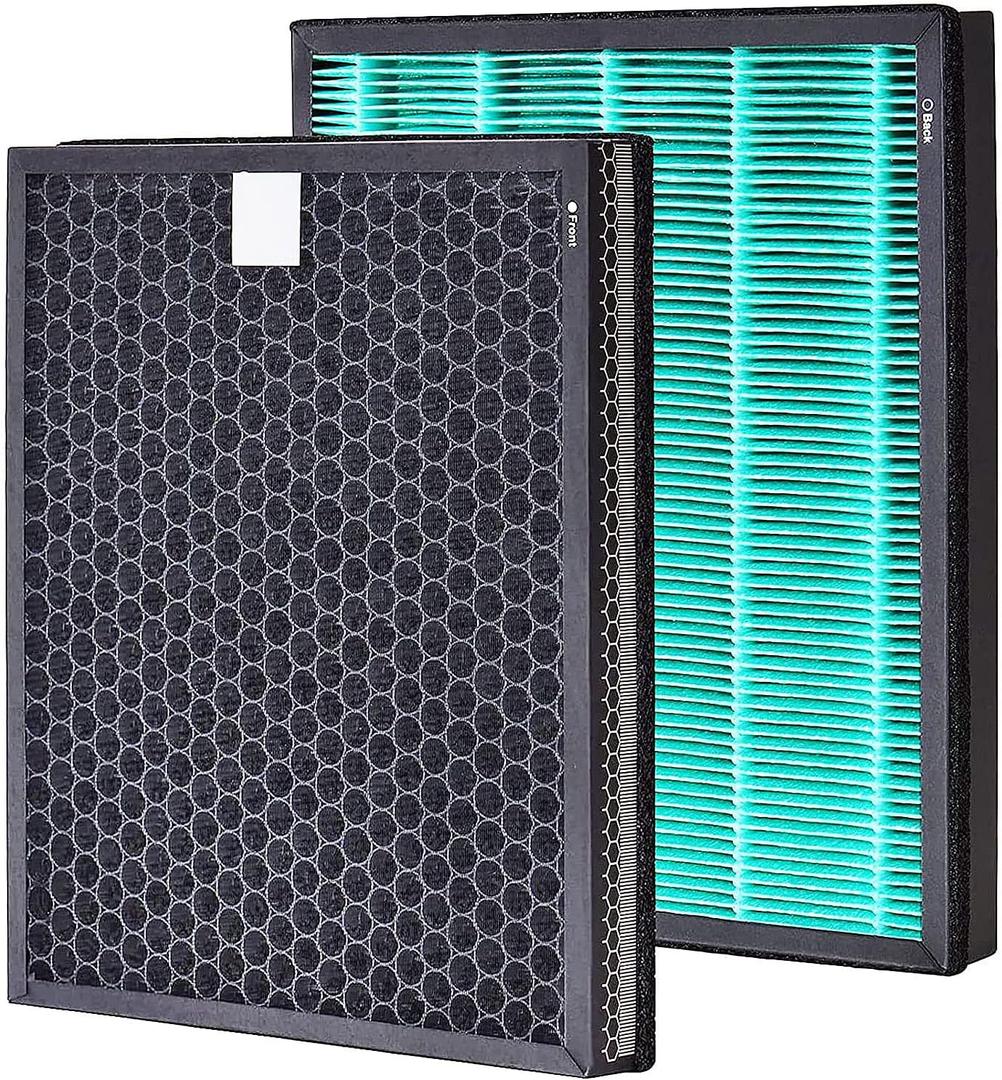 for Coway Airmega 300S Air Purifier Replacement Filter Smart Technology - Compatible with Laukowind 300 / Max 2 True Filters, Activated Carbon 2-in-1 Filter, Part NO.3111635