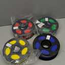 ANYCUBIC PETG Filament 1.75mm Bundle, 3D Printer Filament, Dimensional Accuracy +/- 0.02mm, Exceptional Toughness, 1KG Reusable Spool, 4KG Red+Green+Blue+Yellow