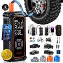 OlarHike Cordless Tire Inflator Portable Air Compressor, Dual Power - 6000mAh & 12V DC, Air Pump for Car Tires, Bike, Motorcycle, with Luxurious Storage Case, Car Gifts