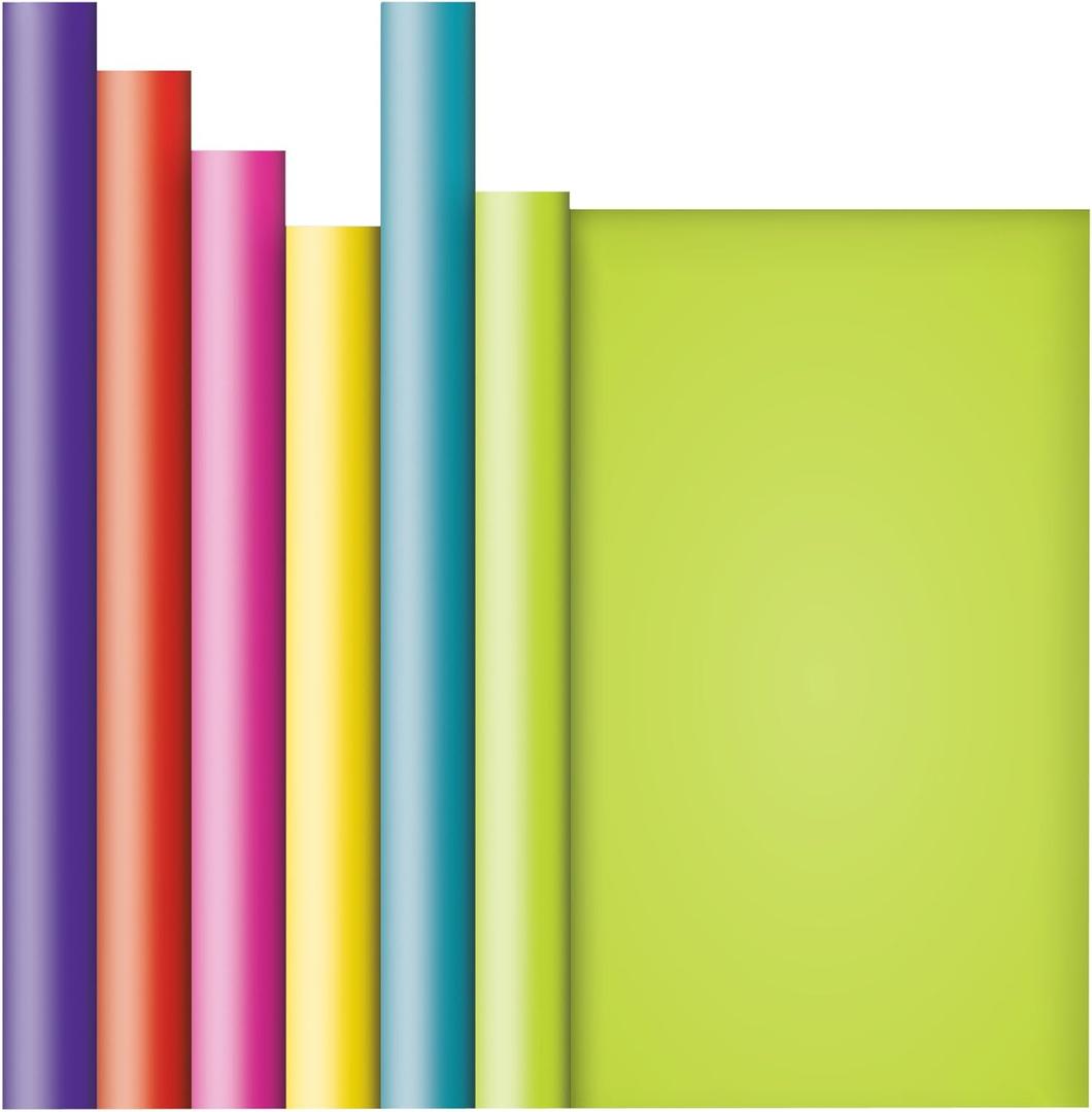 Jillson Roberts 6 Roll-Count All-Occasion Solid Color Gift Wrap