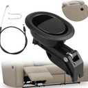 Podoy Recliner Pull Handle Replacement Parts,Universal Recliner Pull Cable Release Compatible with Lazy Boy Ashley and Most Furniture Sofa Chair, Couch Release Handle Size 3" by 3.5"