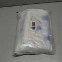 100 PACK 10 lb. Plastic Ice Bags with Cotton Draw String 12 x 21 Inch Heavy-Duty Plastic Ice Storage Bags with Draw String (2mil Thickness)