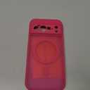 CANSHN Magnetic for Google Pixel 10 Pro Case(6.3 Inch), Upgraded [Full Camera Protection] [Compatible with Magsafe] [Translucent Matte] Shockproof Protective Phone Cover, Hot Pink