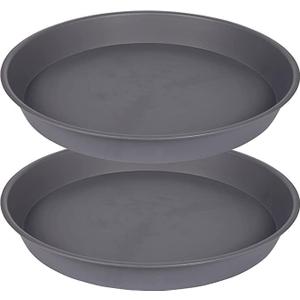Plant Saucer, 2 Pack Largee Plant Saucer 18 19 inch (19", Cement Gray)