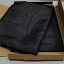 sancua 2 Pack Black Tablecloth 60 x 102 Inch, Rectangle 6 Feet Table Cloth - Stain and Wrinkle Resistant Washable Polyester Table Cover for Dining Tables, Buffet Parties and Camping