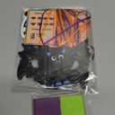 Funrous 32 Set Halloween Suncatcher Crafts Kit Bat Suncatcher Paper Crafts with Tissue Paper DIY Window Stained Glass Effect Hanging Ornaments for Halloween Home School DIY Activities Party Favors