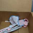 Baby Doll Stroller Toy for Girls - Foldable Lightweight Pretend Baby Stroller for Dolls with Safety Straps - Realistic Doll Carriage for 18 to 20 Inch Dolls