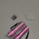 Victoper LED Flashlight 2 Pack Pink, Bright High Lumens Tactical Flashlights High Lumens with 5 Modes, Waterproof Zoomable Flash Light for Outdoor, Gifts for Hunting Camping Essentials Gear