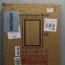 LED Bathroom Mirror, 16 x 24 Inch Anti-Fog Bathroom Mirror with Lights, Stepless Dimmable Lighted Bathroom Mirrors for Wall, Rectangle Bathroom Vanity Mirror with Front and Backlight, Vertically Only