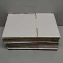 PETAFLOP 9x6x4 Shipping Boxes White Cardboard Mailing Boxes Single Wall Corrugated Box, 25 Pack
