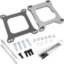 1932 3/4" Carburetor Gasket Adapter Kit 4Bbl To 4Bbl, Silver