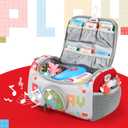 Carrying Case Compatible with Little Tikes for Story Dream Machine Books Starter Set, Portable Storage Bag with Handle and Shoulder Strap for Storytime, Storybook, Character Accessories (Play)