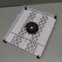 LockerMate Adjust-A-Shelf Locker Shelf, Extends to Fit Your Locker, Easy to Use, Perfect for School, Office, Gym, White (10.3 Inches x 1.63 Inches x 11.88 Inches)