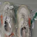 HOKA Men's Speedgoat 6 Sneaker (11.5, White/Neon Tangerine)