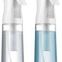 4 Pack Continuous Spray Bottles - Ultra Fine Mist Sprayer | Water Spray Bottle For Hair Mister Spray Bottle | Hair Spray Bottles For Hairstyling, Cleaning, Salons - 2pk 6.8 OZ / 200 ML