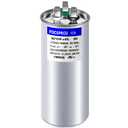 [UL Recognized] FOCSPROD 30+10 uF 30/10 MFD 6% 370V/440V CBB65B AC Capacitor, Dual Run Round Capacitor Replacement, 30 10 uF 440 Volt HVAC for AC Unit Fan Motor Start or Heat Pump or Condenser
