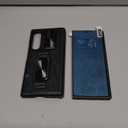 VEGO for Samsung Z Fold 6 Case with Built-in Privacy Screen Protector & Kickstand - Full-Body Hinge Protection & Slide Camera Cover - Shockproof Protective Case for Galaxy Z Fold 6 5G 2024 - Black