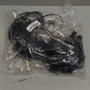 Brightown Outdoor String Lights Patio Lights, 100FT ST38 Shatterproof Dimmable Waterproof Connectable LED Christmas Lights, Hanging Outside Light for Backyard, Porch, Deck, Balcony, Garden, Home Decor (Black)