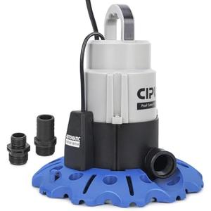CIPU 1/3HP Pool Cover Drain Water Pump with Automatic Sensor Switch 2520GPH High Flow Submersible Sump Pump with 25FT Power Cord Easy to Use for Pool Covers Ponds Rain Barrels Basements