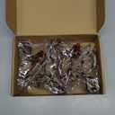 Bow Hair Clips for Women, 4 Pcs Elegant Hair Claw Clips for Thin and Thick Hair Strong Hold Hair Bows Hair Styling Accessories, Leopard