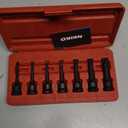 NEIKO 01132B 3/8 Drive Torx Star Driver Bit Socket Set | 7 Piece | T20 to T60 | 3 Length | Cr-Mo Impact Grade