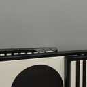 Drsoum Black and White Abstract Framed Wall Art Decor Duotone Minimal Dark Brush Stroke Prints Shapes Illustrations Modern Art Decorative Ready To Hang - 11x14in Black Framed