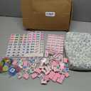 Mahjong Tile Set with 166 Premium Mahjong Tiles, Complete Set with Carrying Bag for Family Game Nights and Friendly Competition