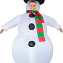 Inflatable Snowman Costume Christmas Costume Funny Blow Up Snowman Costumes for Cosplay Party