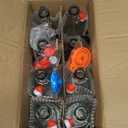 8 Pack [1 L / 33 fl. oz.] Swing Top Glass Bottles w/ Airtight Stopper Lids Flip Top Brewing Bottle for Fermentation, Kombucha, Mead, Vinegar, Beer, Kefir,  Soda With 8 Extra Seals & 2 Pourer