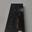 MZOO Luxury Sleep Mask for Back and Side Sleeper, Completely Block Out Light Sleeping Eye Mask for Women Men, Zero Pressure 3D Contoured Night Blindfold, Breathable & Soft Eye Shade Cover (M-gray (Black Edge))