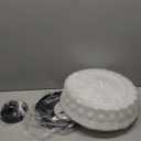 Schoolhouse Pendant Fixtures, 9" Brass Gold Milk Glass Pendant Light, Adjustable Mid Century Ceiling Pendant Lighting for Bedroom Kitchen Living Room Hallway Dining Room