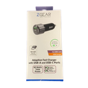 Zgear Adaptive Fast Charger with USB-A & USB-C Ports