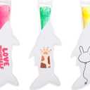 HaiMay 15 Pieces Reusable Popsicle Holders Popsicle Bags Freezer Ice Pop Sleeves Antifreezing Ice Pop Holders, White Shark Style