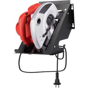 Shimeyao Circular Saw Holder Wall Mount Heavy Duty Metal Storage Rack Organizer for Shed Garage, Pegboard, Workshop, Home, Fit Most of Circular Saw